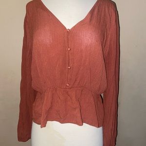 Burnt orange long sleeve